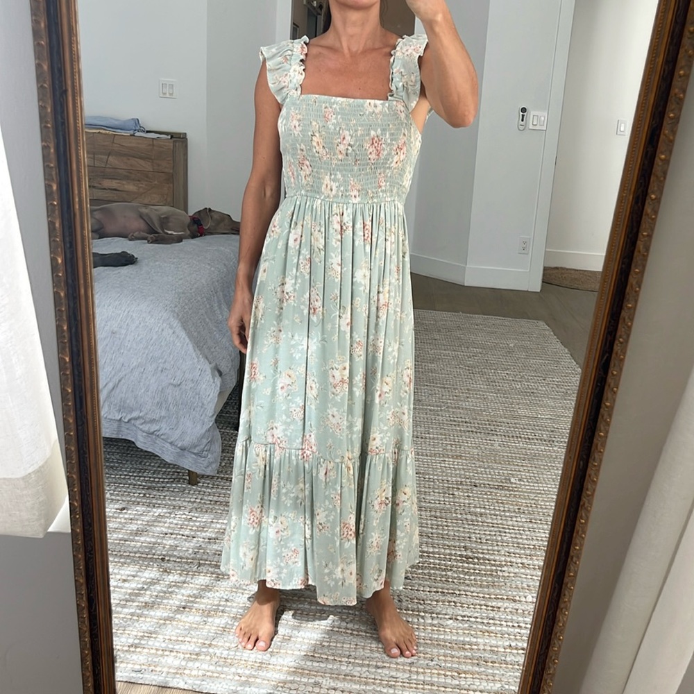 Smock top maxi